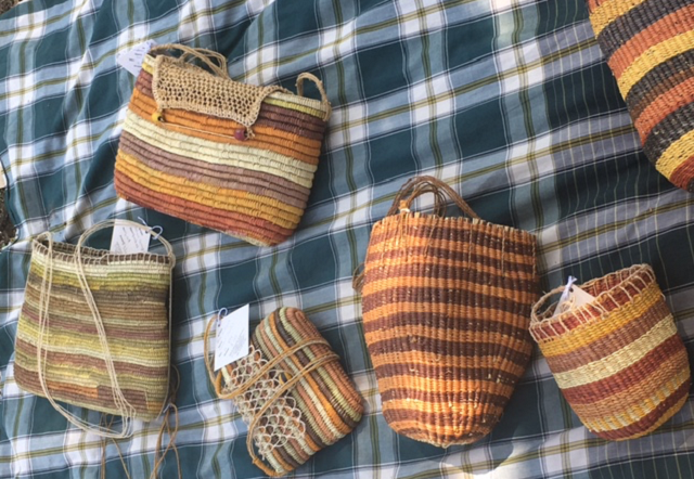 Baskets from Gapuwiyak Culture and Arts Aboriginal Corporation